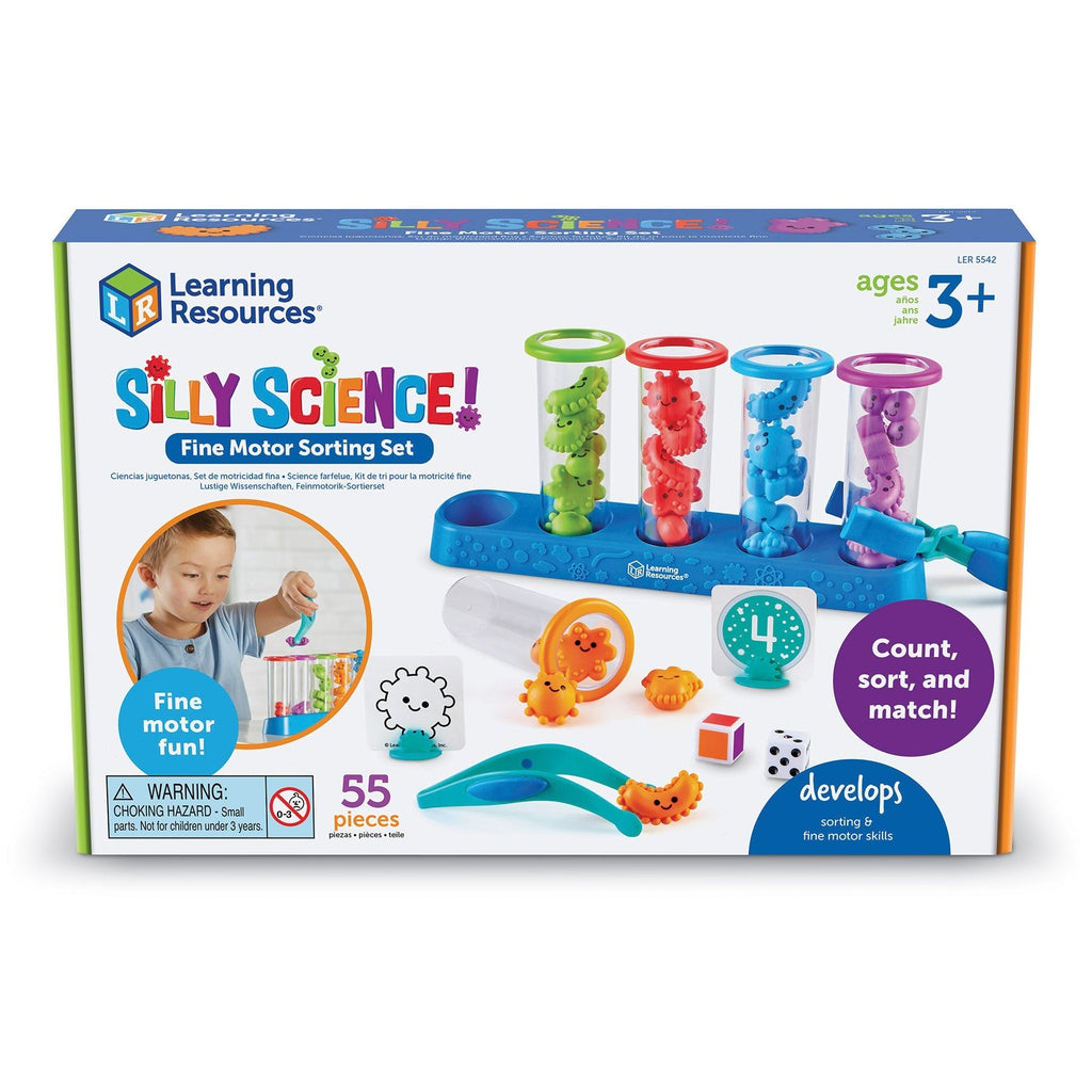 Learning Resources Silly Science - Colorful Germ Sorting Set