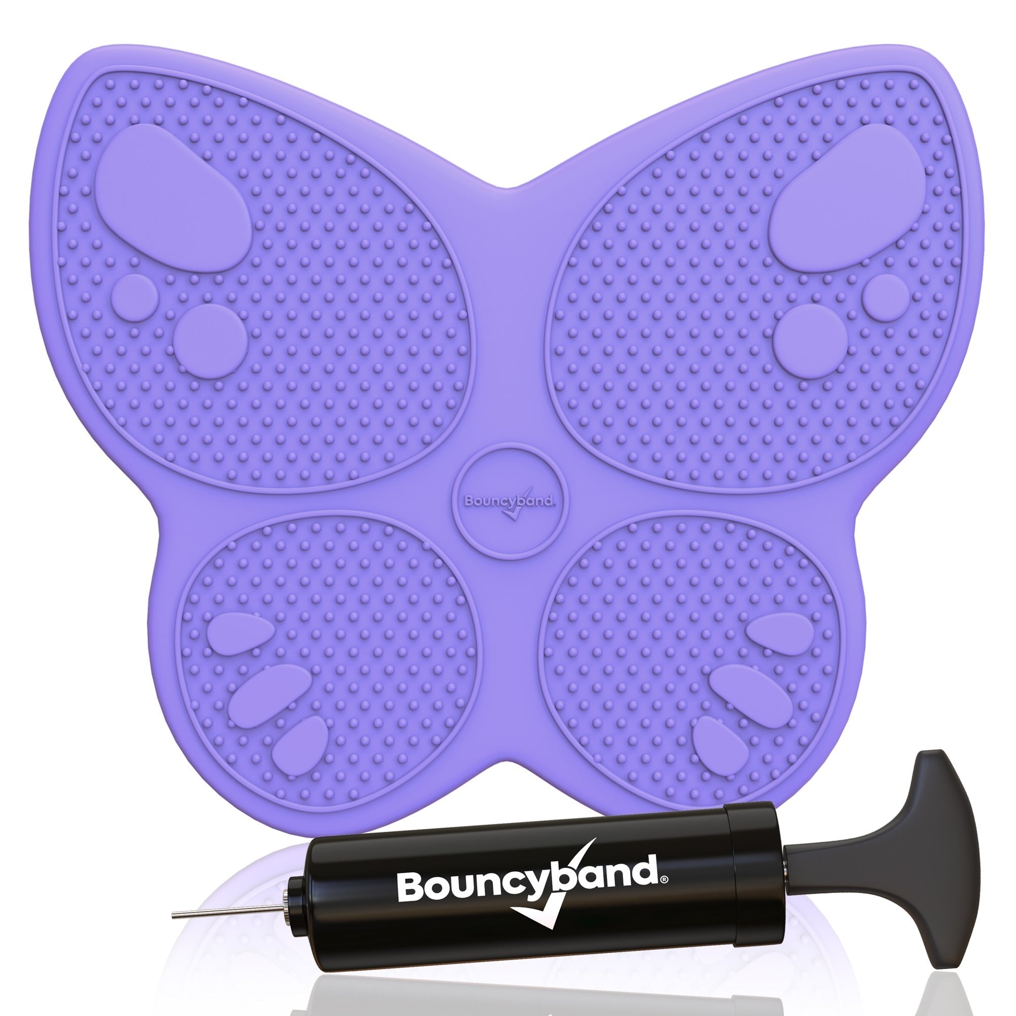 Bouncyband Wiggle Seat Purple Butterfly Sensory Cushion