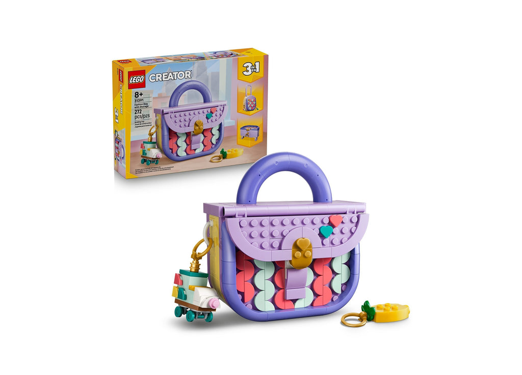 LEGO Creator 3-in-1 Art Fashion Bag 272-Piece Building Set