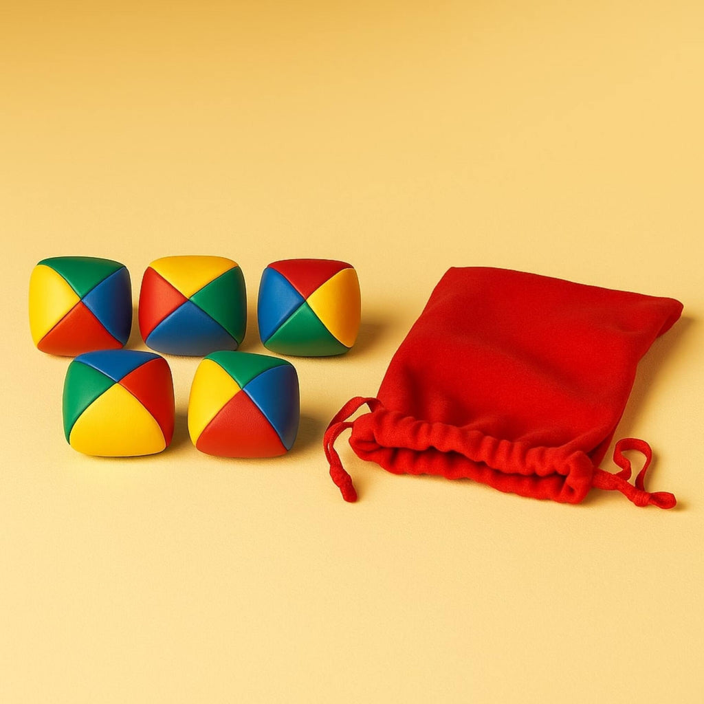 Hinkler Learn Juggling Kit With 5 Balls And Instructional Book