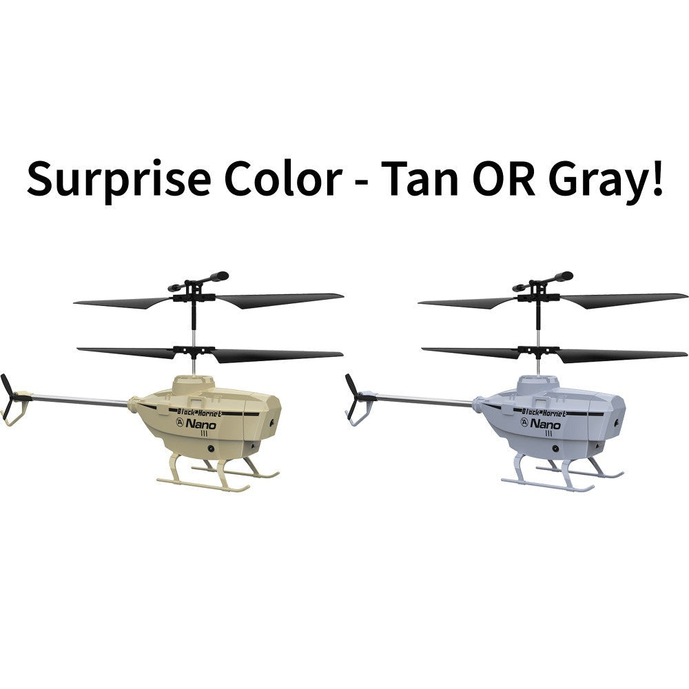 HST Black Eagle Nano R/C Helicopter - Surprise Color: Tan OR Gray