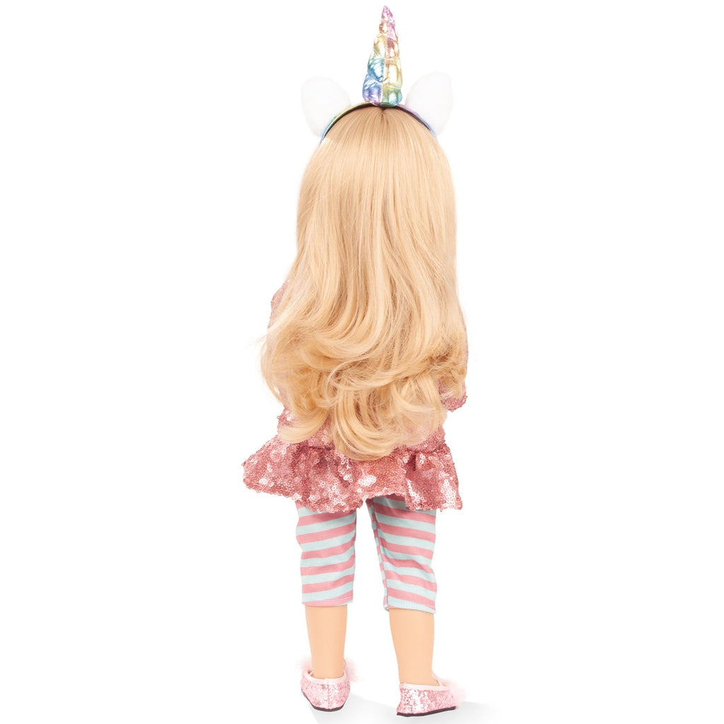 Götz Happy Kidz Anna Unicorn 19.5-Inch Poseable Collector Doll