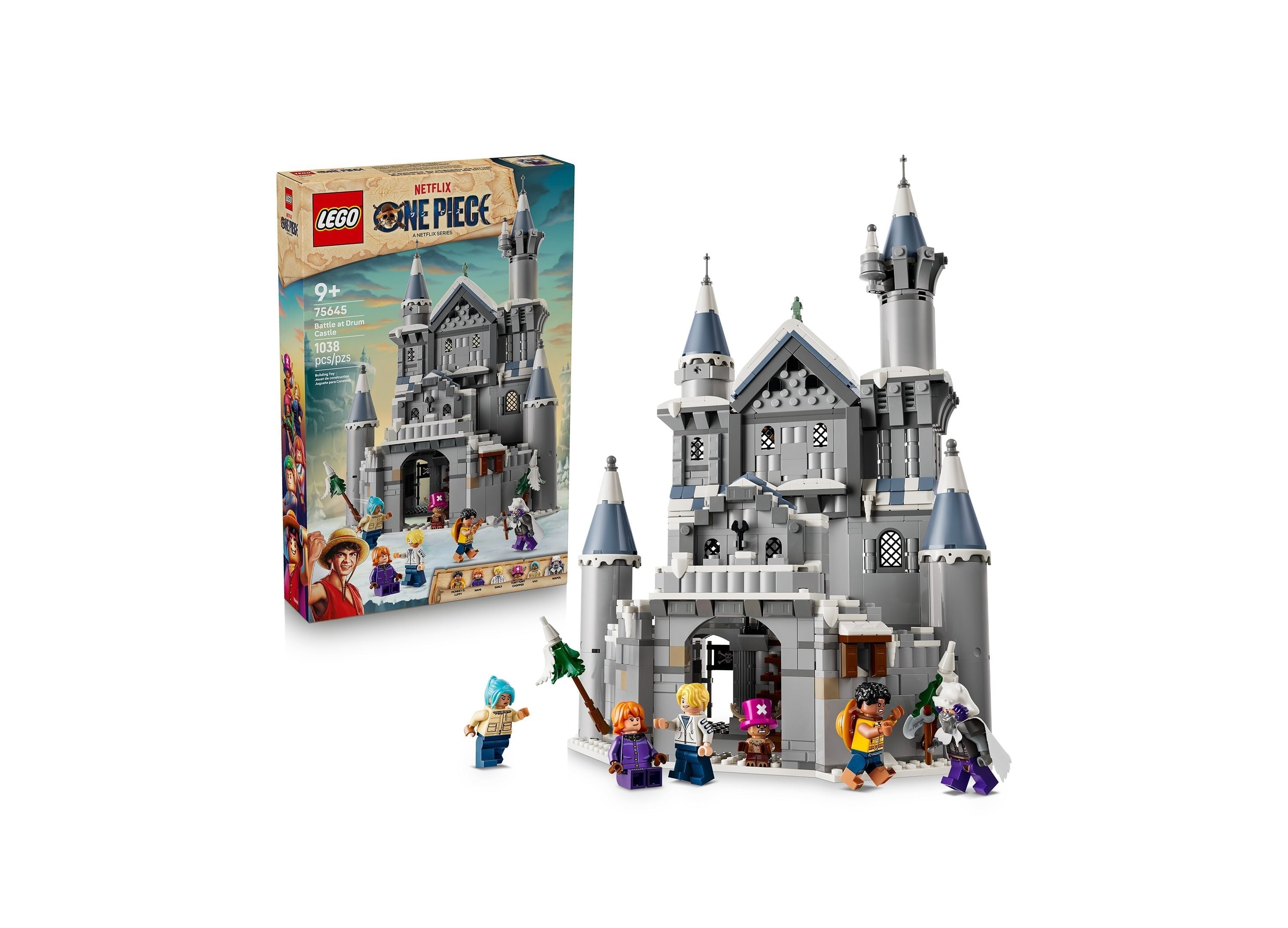 LEGO One Piece Battle at Drum Castle 1,038-Piece Building Set