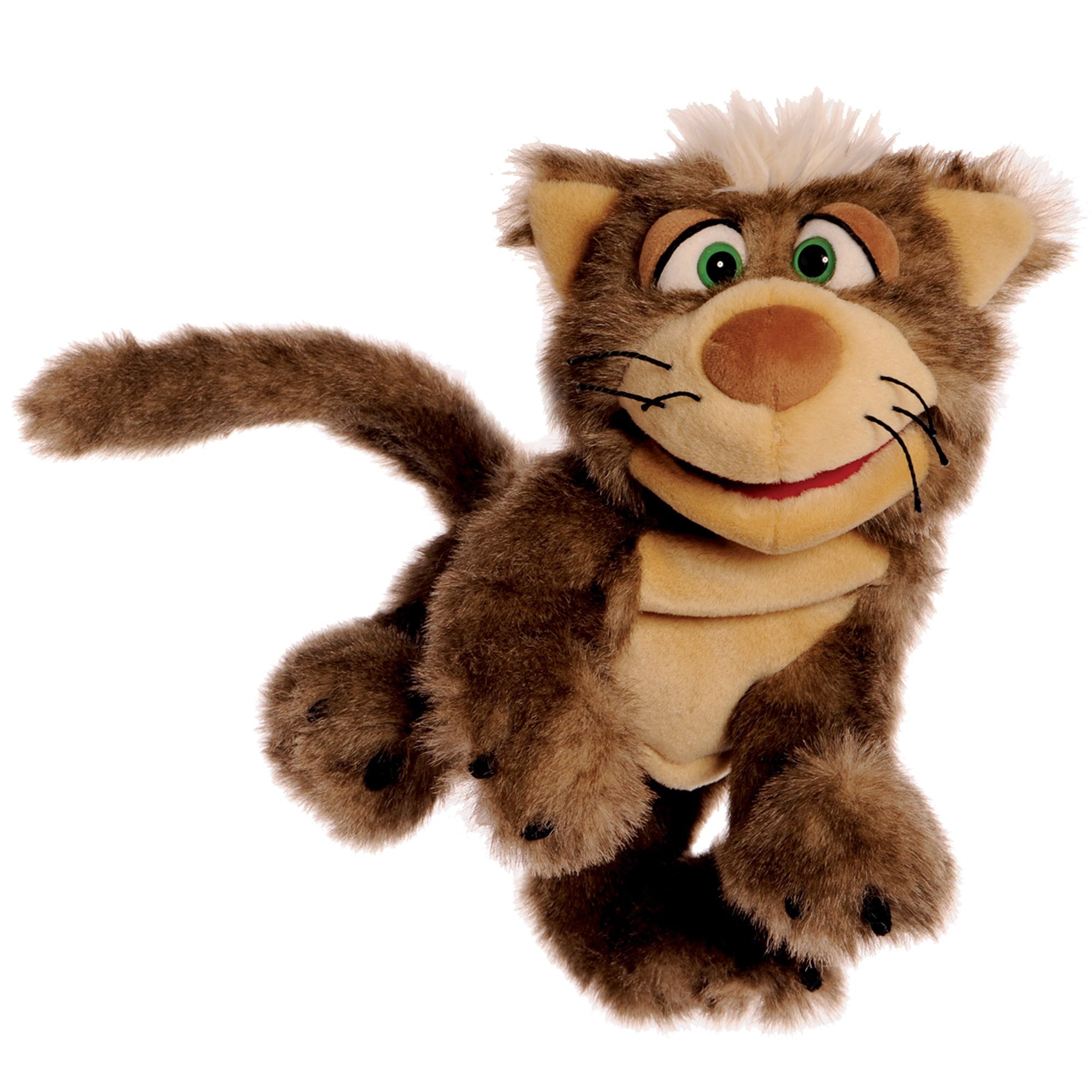 Living Puppets Roxy The Brown Cat 16" Plush Hand Puppet