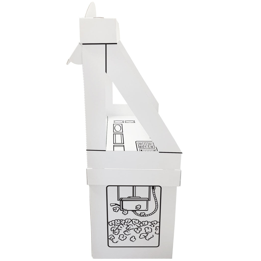 Easy Playhouse Movie Concession Snack Stand Cardboard Playhouse
