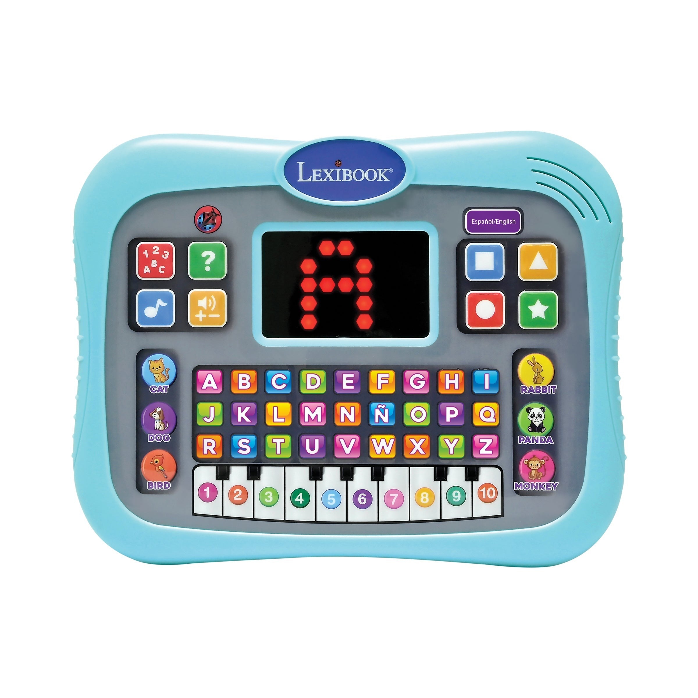 LEXIBOOK ABC Bilingual Talking Educational Tablet - Touch Panel, LED Display, English/Spanish