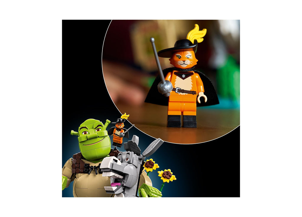 LEGO Shrek, Donkey & Puss In Boots Collector's Edition 1,403-Piece Building Set