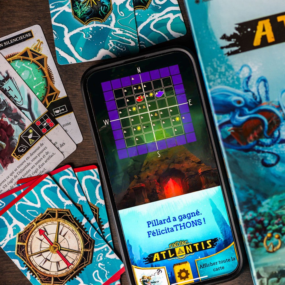 Synapses Games: Finding Atlantis - Ultimate Exploration & Deduction Game for Ages 14+