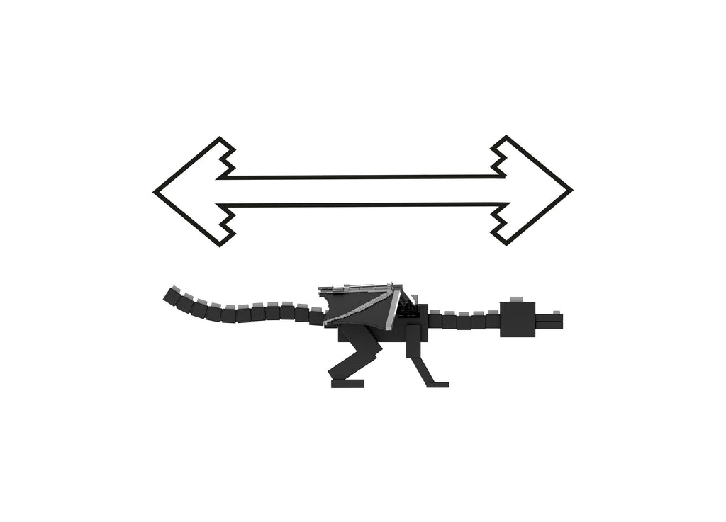 Minecraft Dragon's Breath Attack Ender Dragon 21-Inch Action Figure