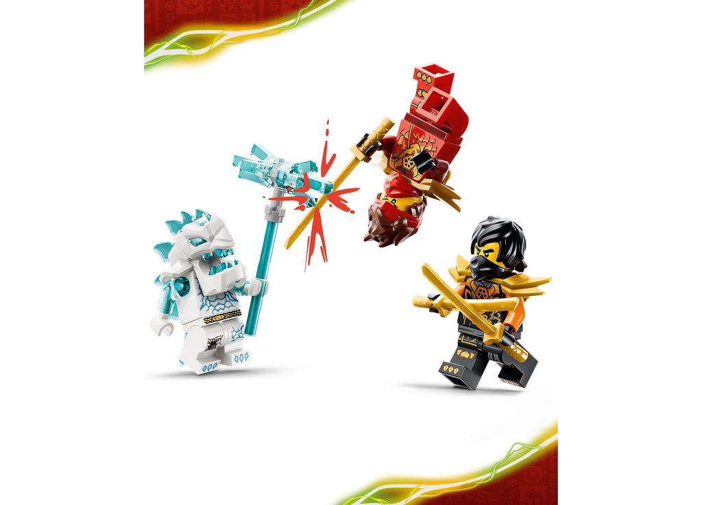 LEGO NINJAGO Kai and Cole's Combiner Vehicles 394-Piece Building Set