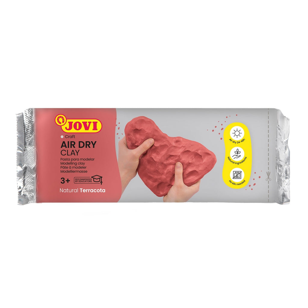 JOVI Premium Air Dry Clay, 2.2lb Bar, Terracotta - Pack of 2
