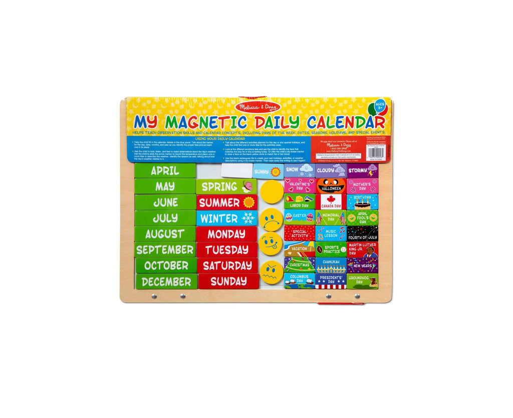 Melissa & Doug Daily Magnetic Calendar - Educational Toy