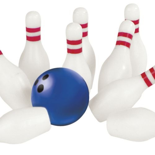 TOYSMI Mini Bowling Set - Portable Tabletop Bowling Game