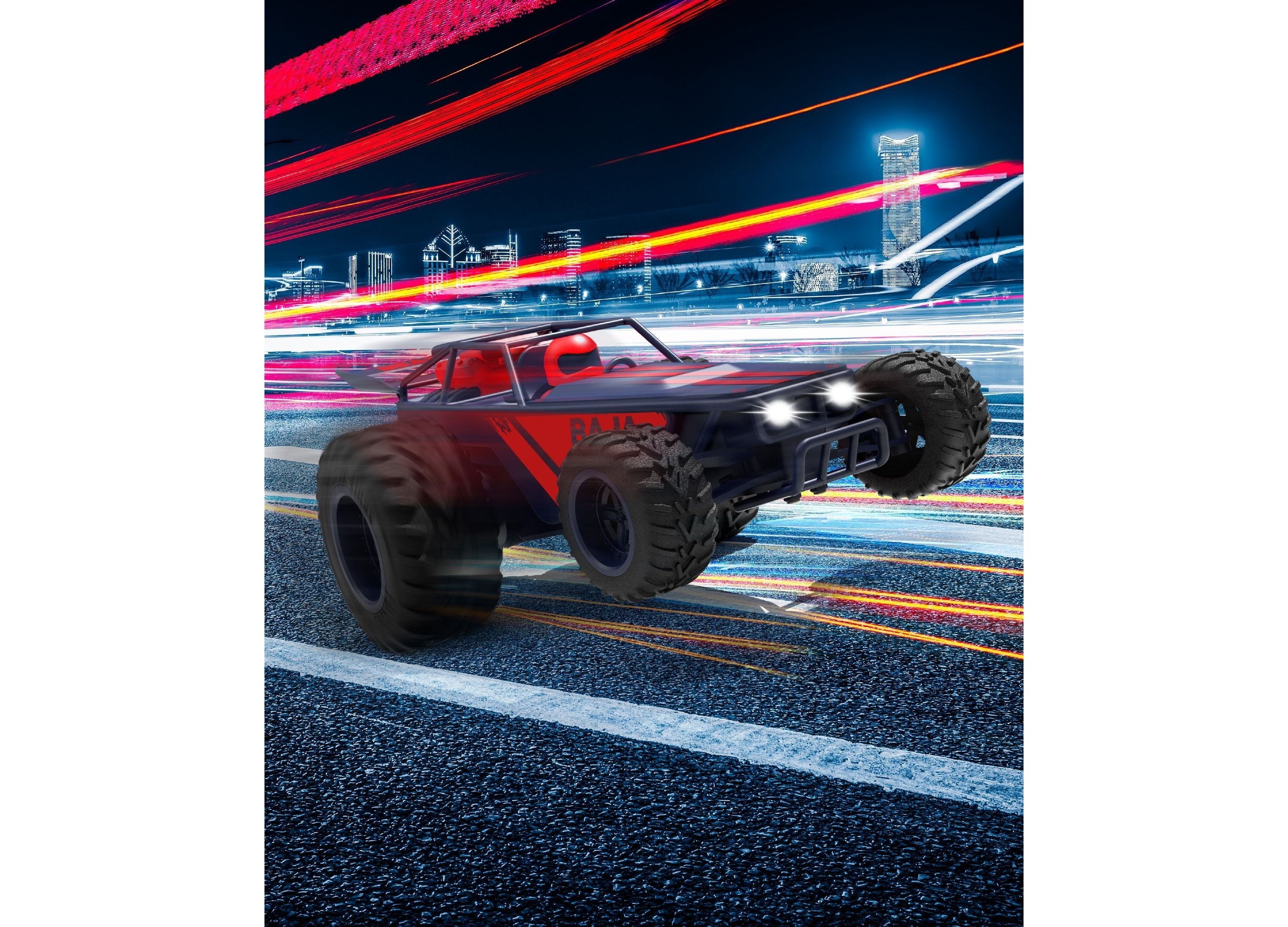 Sharper Image Remote Control Baja Street Racer Car - 2.4 GHz