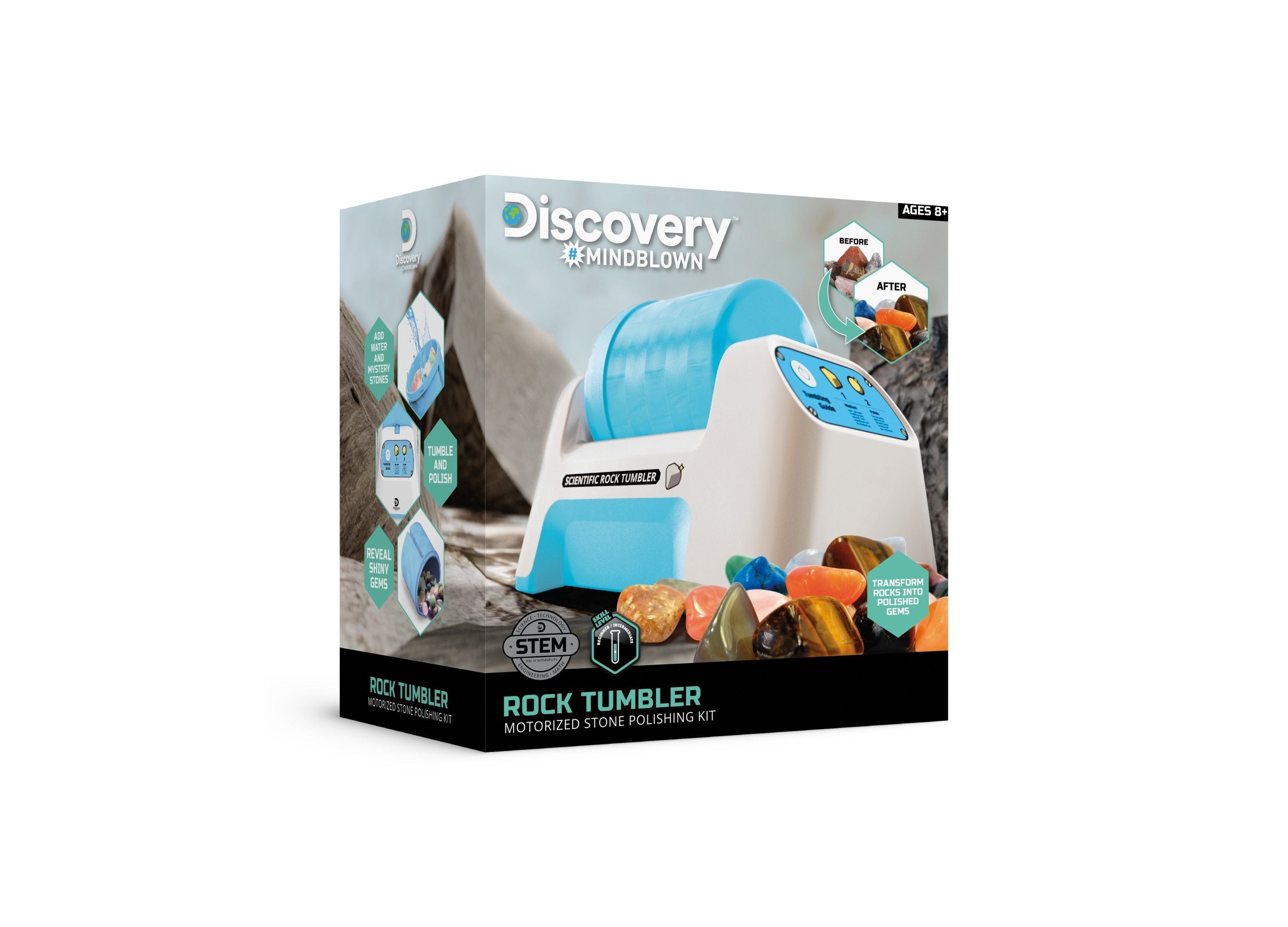 Discovery #MINDBLOWN Rock Gem Polishing Science Kit