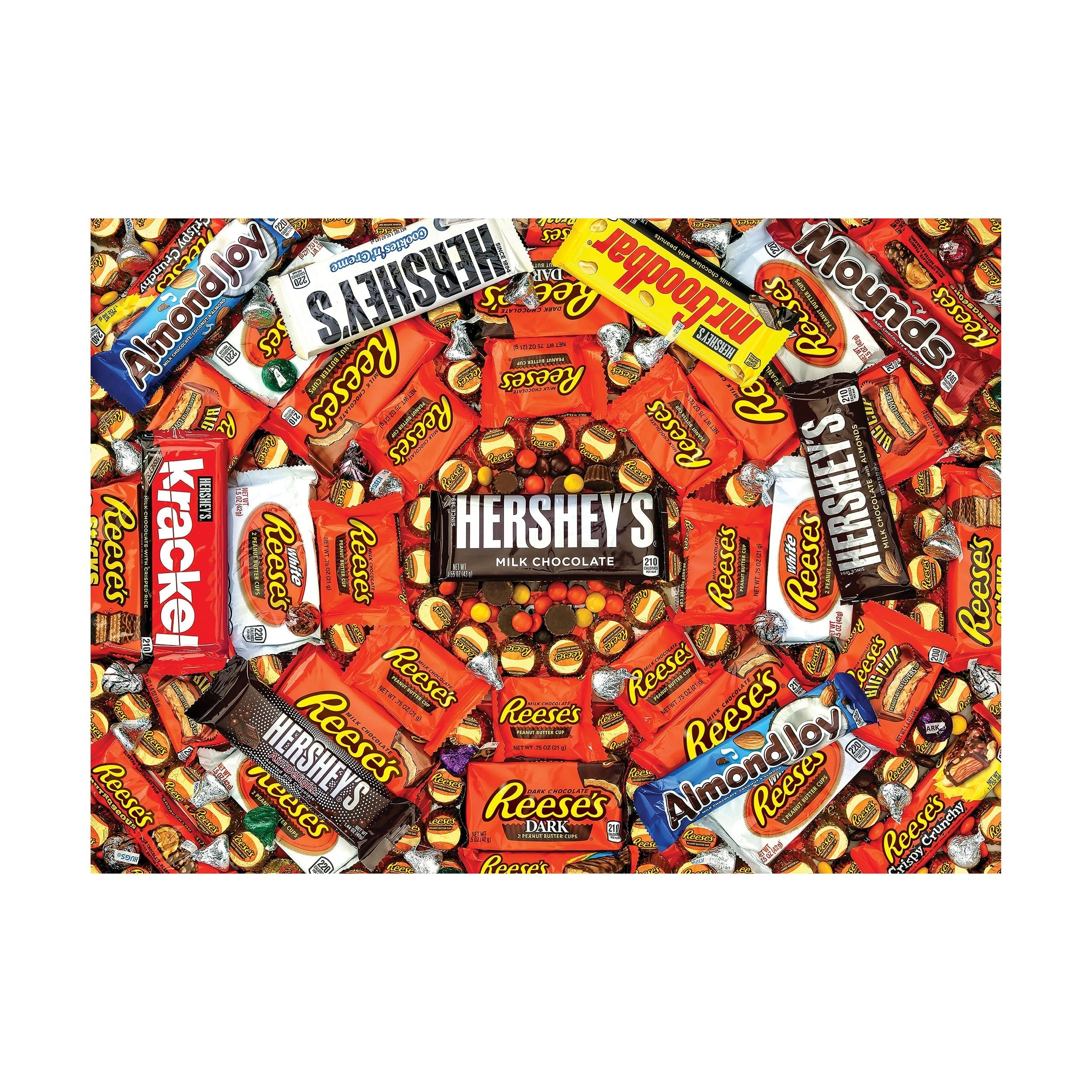 Hershey's Swirl Chocolate Collage Jigsaw Puzzle - 1000 pc