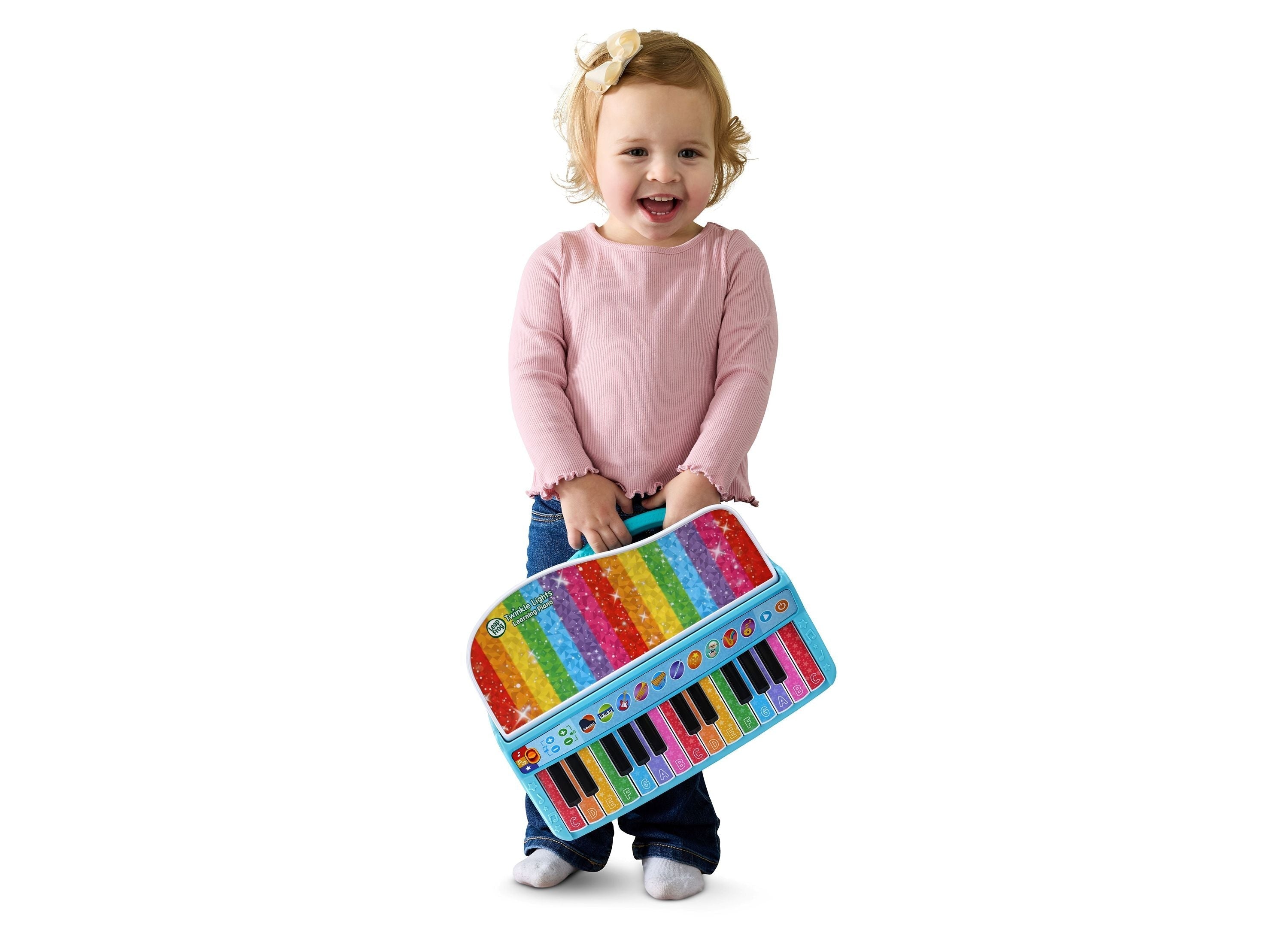 LeapFrog Twinkle Lights Learning Piano With 10 Instrument & Sound Options