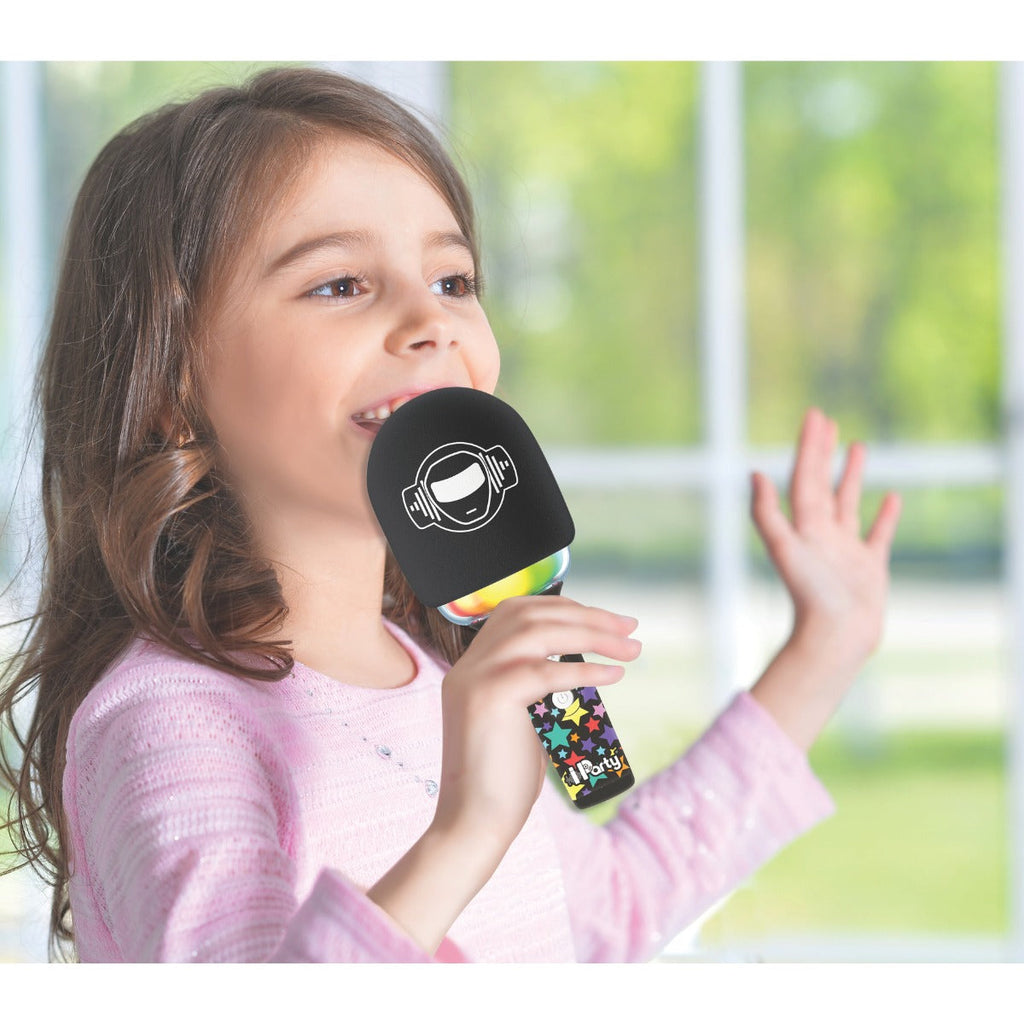 LEXIBOOK Bluetooth/Wireless Karaoke Microphone with sound and light effects