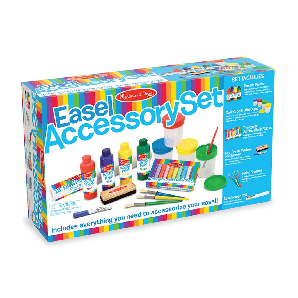 Melissa & Doug Vibrant Art Easel Companion Accessory Set