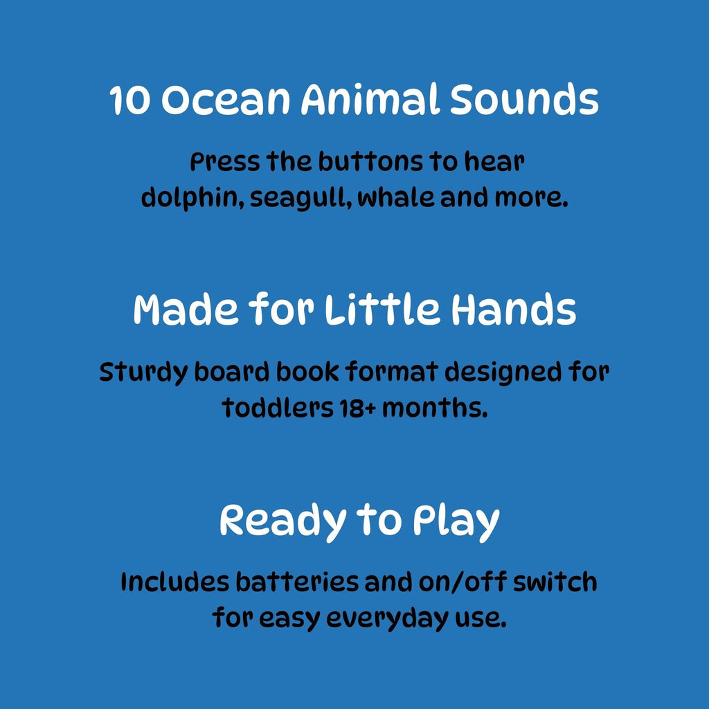 Book 'n' App Listen & Discover Soft Touch Sound Book - The Sea, 10 Ocean Animal Sounds