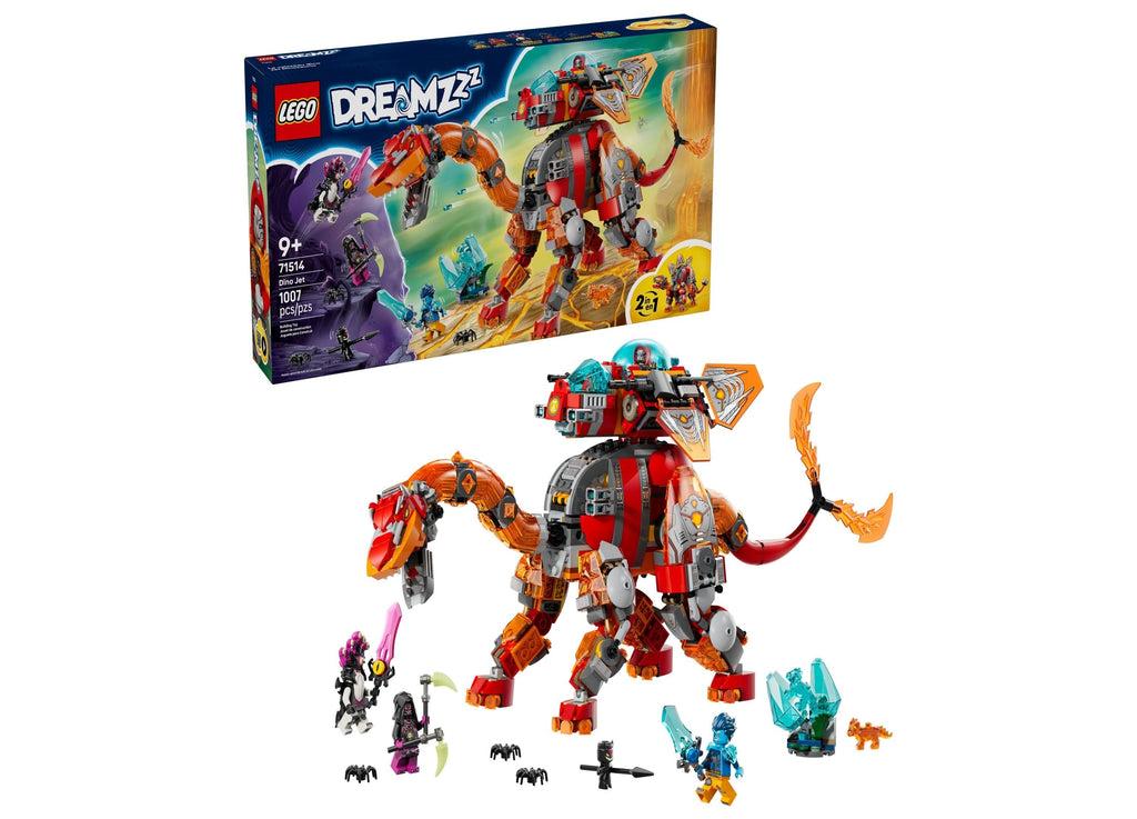 LEGO DREAMZzz Dino Jet 1007-Piece Dinosaur-Themed Building Set