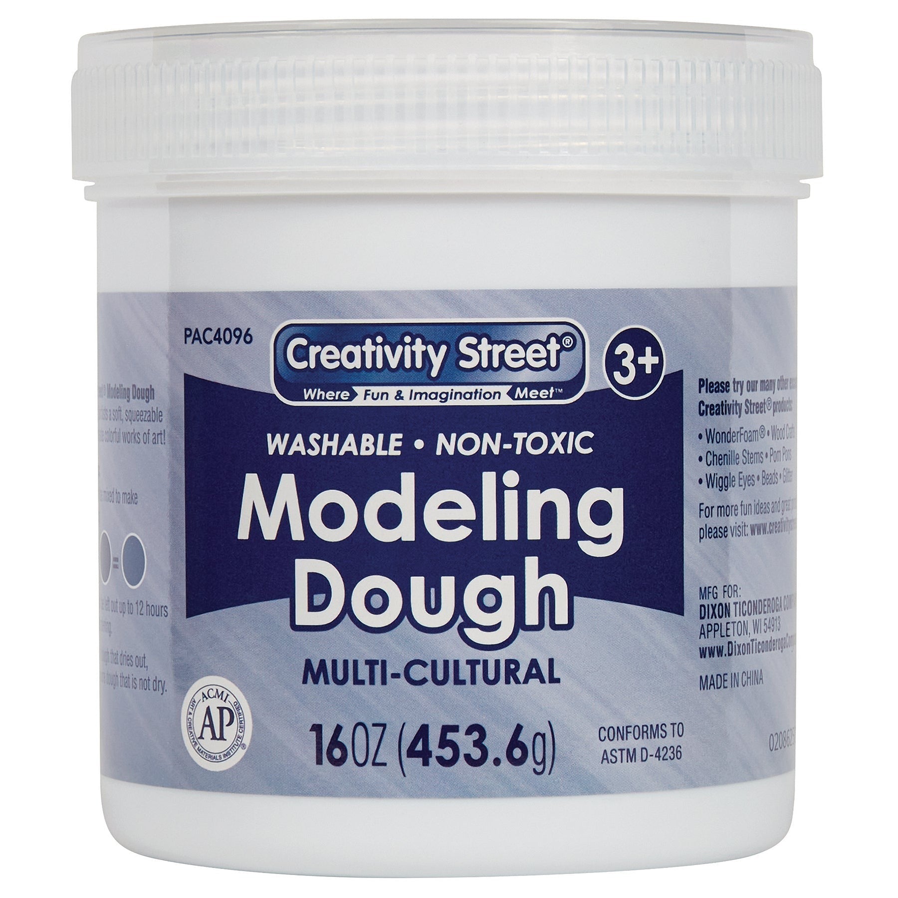 Creativity Street® Modeling Dough, 6 Multi-Cultural Assortment, 1 lb. Per Color, 6 Pieces
