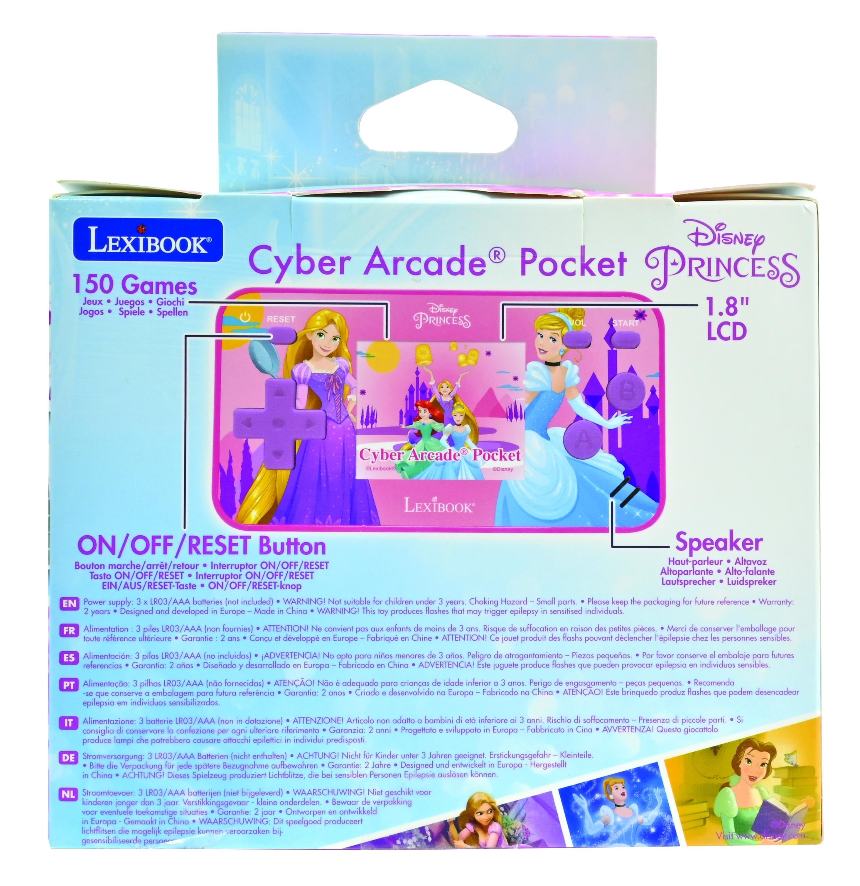 Disney Princess Handheld Console Cyber Pocket Arcade - Portable Gaming