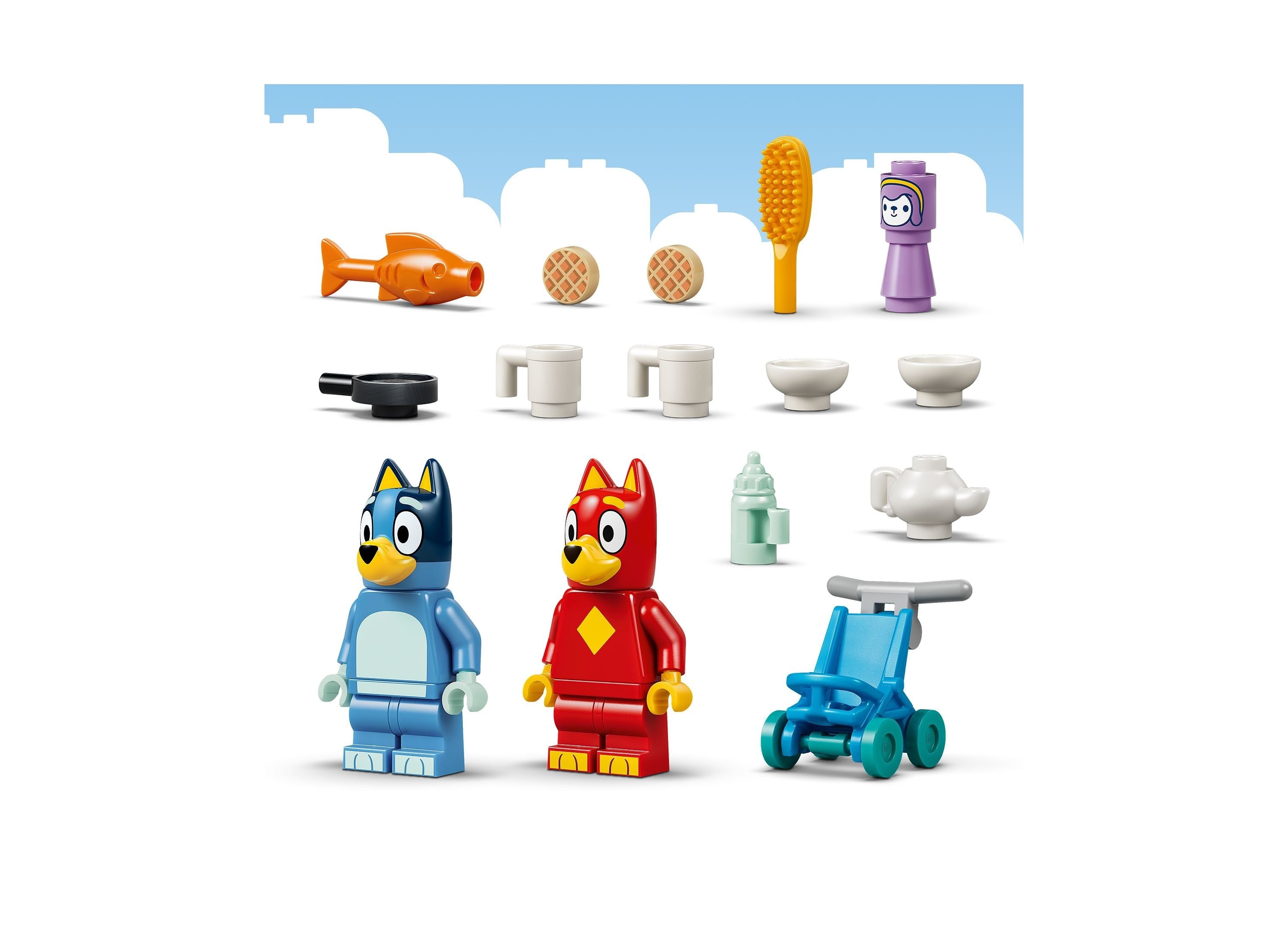 LEGO Bluey School With Rusty And Bluey 106-Piece Building Set