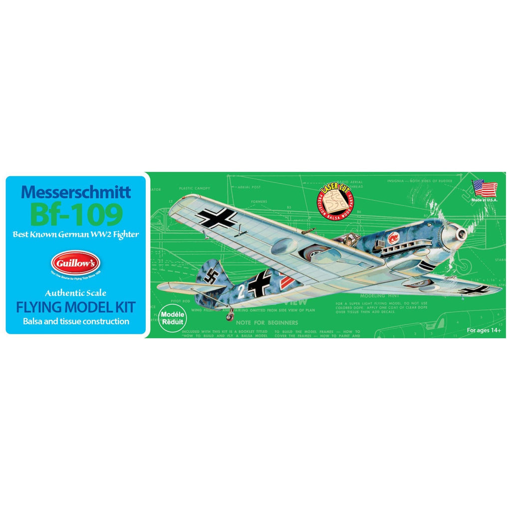 Guillow's Messerschmitt BF-109 Balsa Wood Model Kit