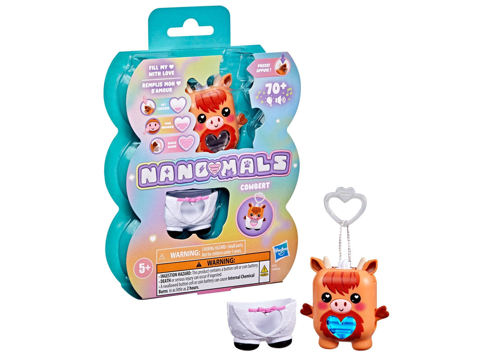 Nano-Mals Hasbro Cowbert The Highland Cow Interactive Pet Toy