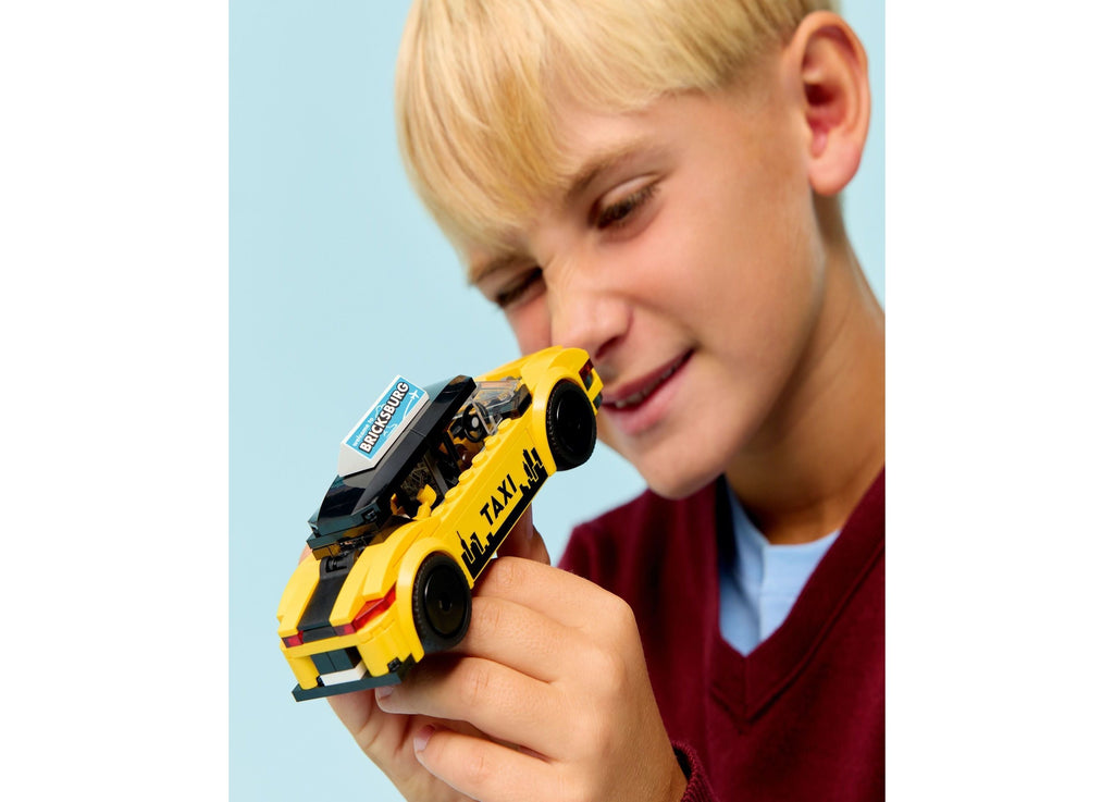 LEGO City Yellow Taxi Building Toy Set - 122 Pieces