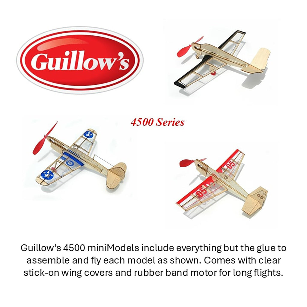 Guillow's V-Tail Build-N-Fly Balsa Wood Model Airplane Kit 12.5-Inch Wingspan