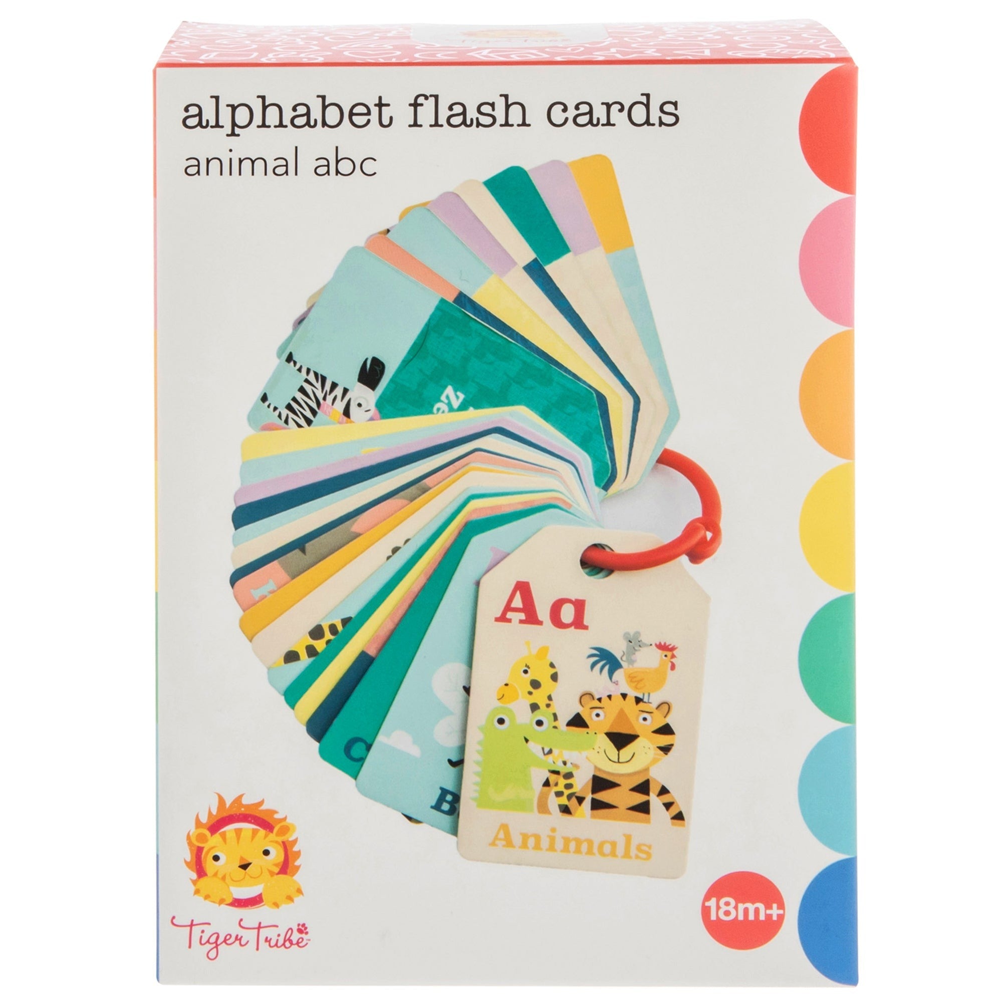 Tiger Tribe Animal ABC Flash Cards - Educational Learning Toy for Toddlers