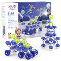 KUB Planet Astral Neon Magnetic Building Set 100-Piece STEM Construction Blocks