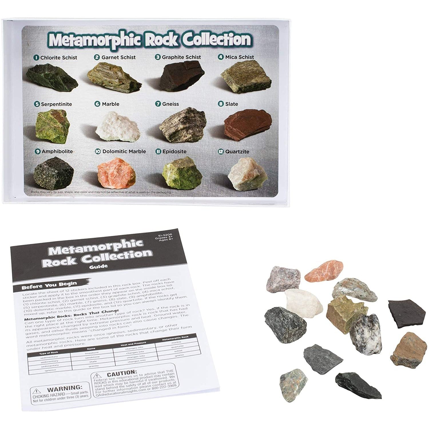 Educational Insights GeoSafari Rock and Fossil Explorer Set - 57 Pieces
