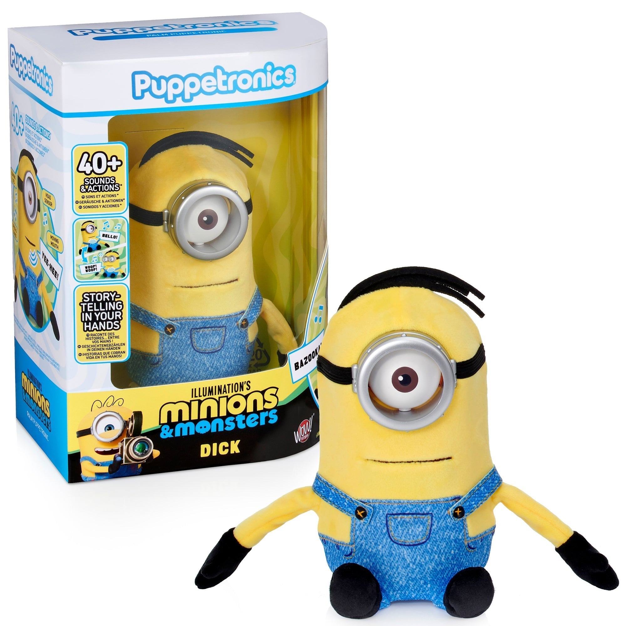 WOW! Stuff Minions Palm Puppetronic Dick - 40+ Sounds and Actions