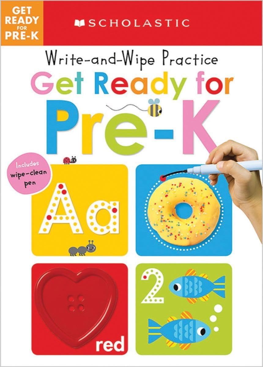 Scholastic Early Learners: Get Ready for Pre-K Wipe Clean Workbook