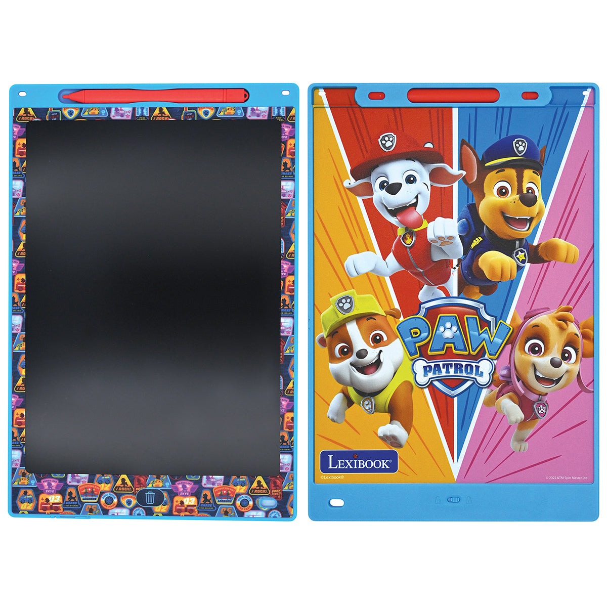 Paw Patrol 11’’ multicolor learning drawing E-ink tablet with stencils