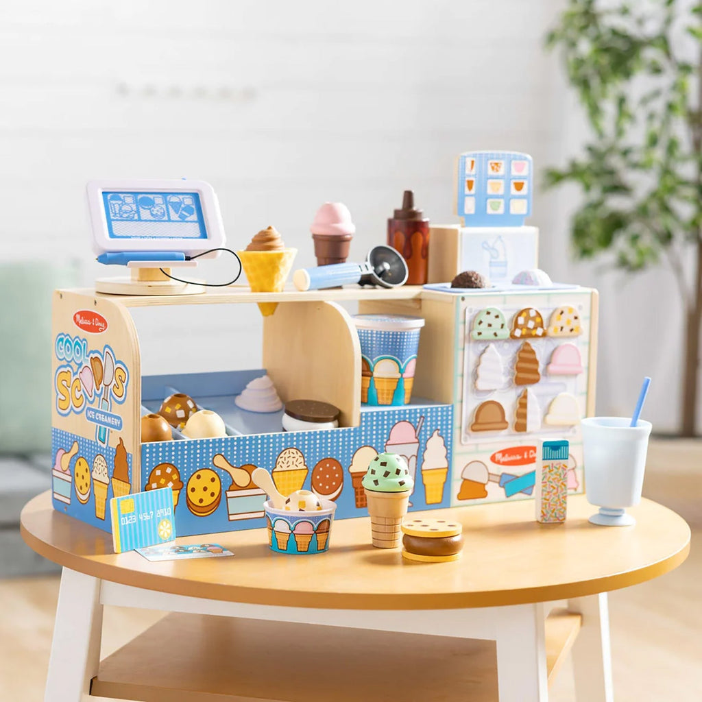 Melissa & Doug Cool Scoops Ice Creamery Playset