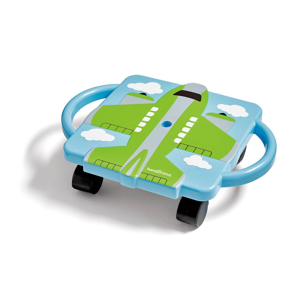 Hand2Mind - Plane Glider Scooter Board - Fly High Series, Green