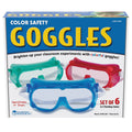 Learning Resources Safety Goggles Set - Vibrant, Adjustable 6-Pack