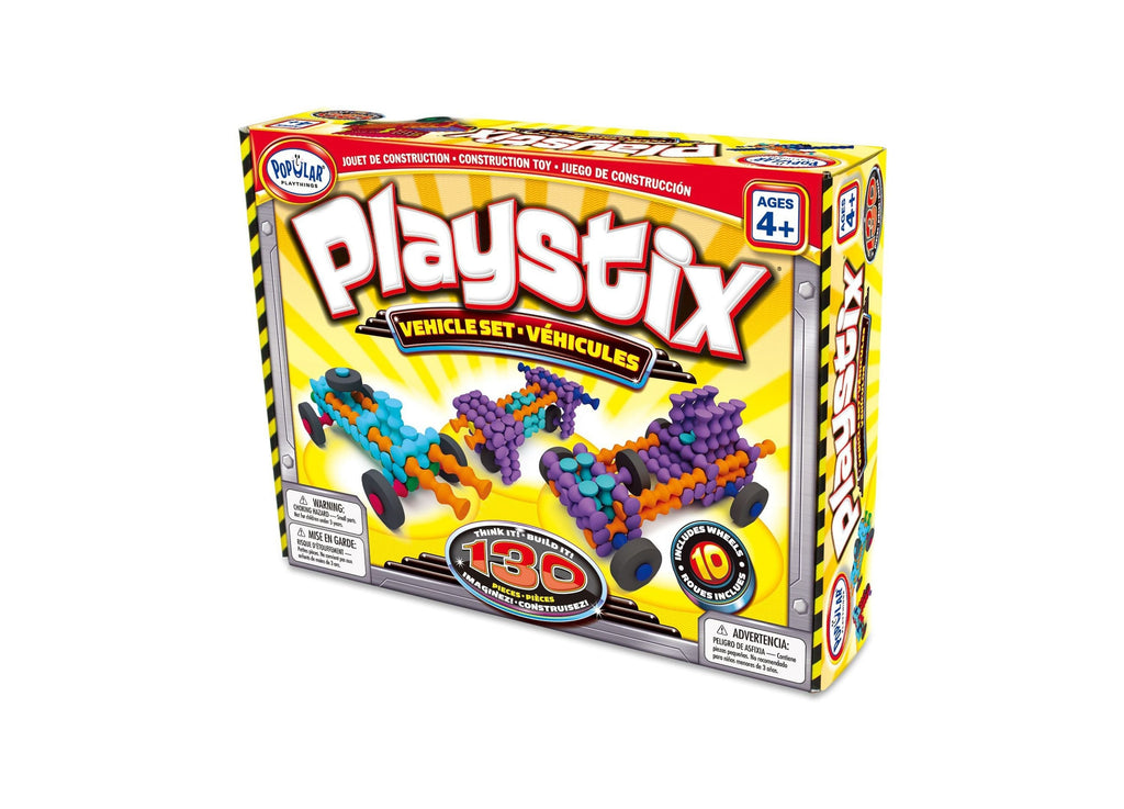 Popular Playthings Playstix Vehicles Set - 130 Pieces