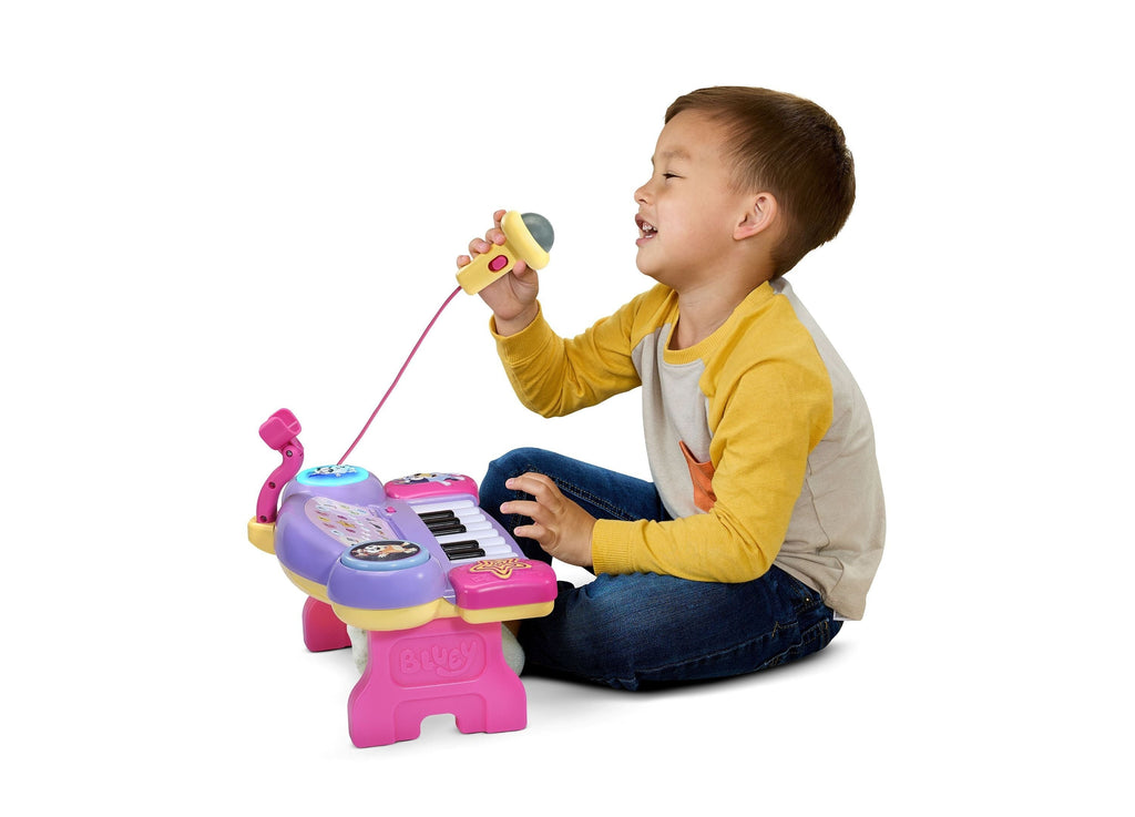 Bluey Sing-Along Keyboard With Microphone And Light-Up Keys