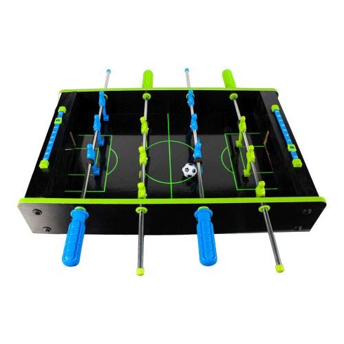 Neon Foosball Tabletop Game - Compact & Colorful Kickoff