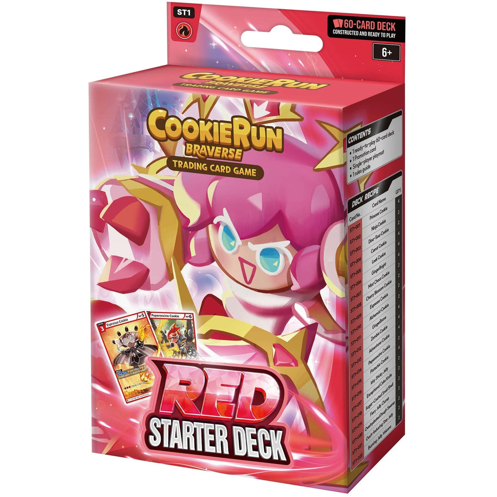 CookieRun: Braverse Trading Card Game Starter Deck 60-Card Aggressive Gameplay Pack