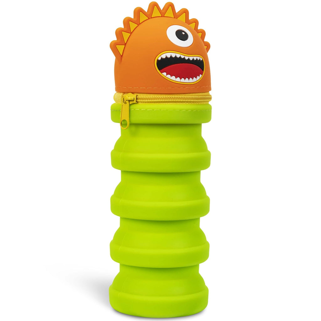 Monster Retractable Silicone Pencil Case
