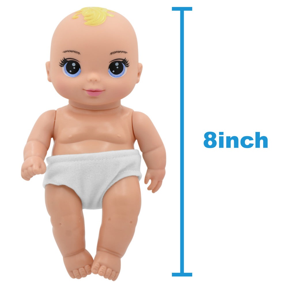Magic Nursery 8" Special Delivery Set - Blue - Posable Baby Doll, Age 2+