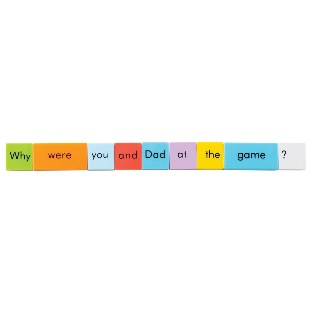 Educational Insights Sentence-Building Dominoes - 228 Color-Coded Pieces for Language Fun