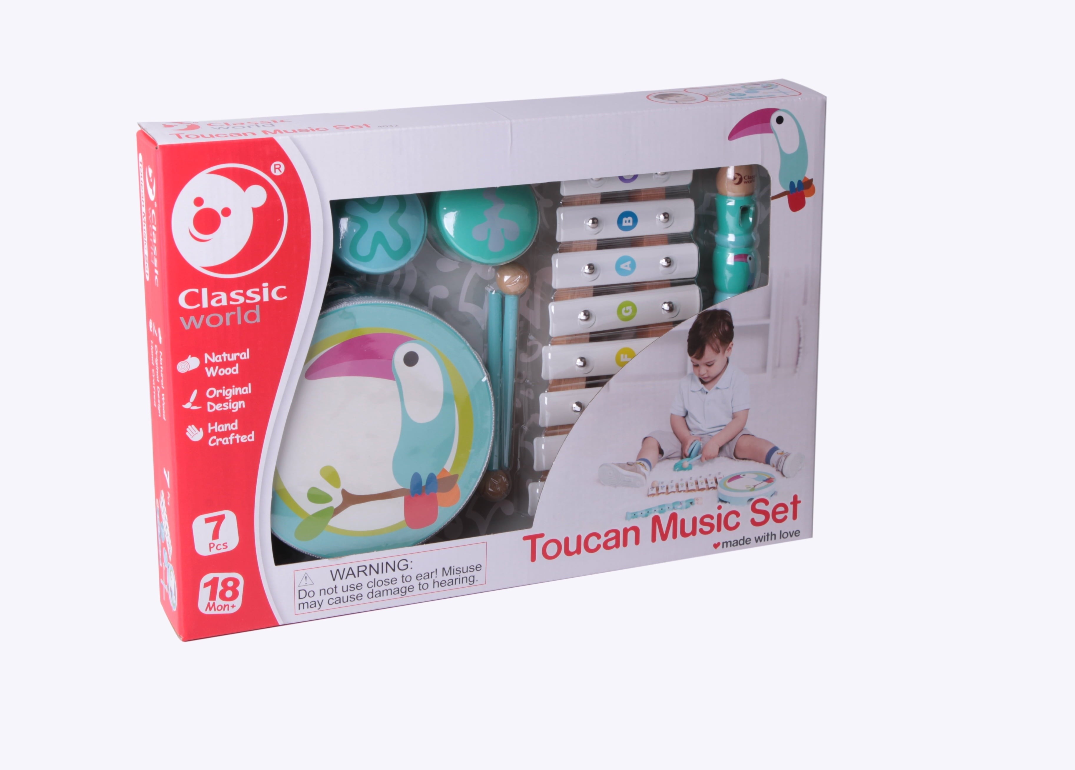 Classic World 7-Piece Toucan Music Set