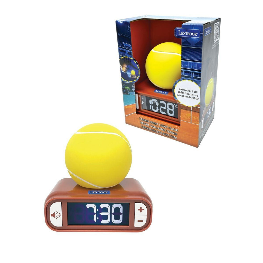 LEXIBOOK Tennis Night light Alarm Clock - Tennis Inspired Sounds
